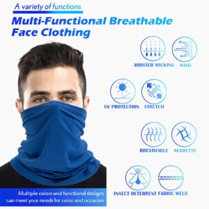 Breathable Neck Gaiter Face Scarf Mask for Men Women Hiking, Cycling, Sports, Fishing, Sun UV Protection Bandana