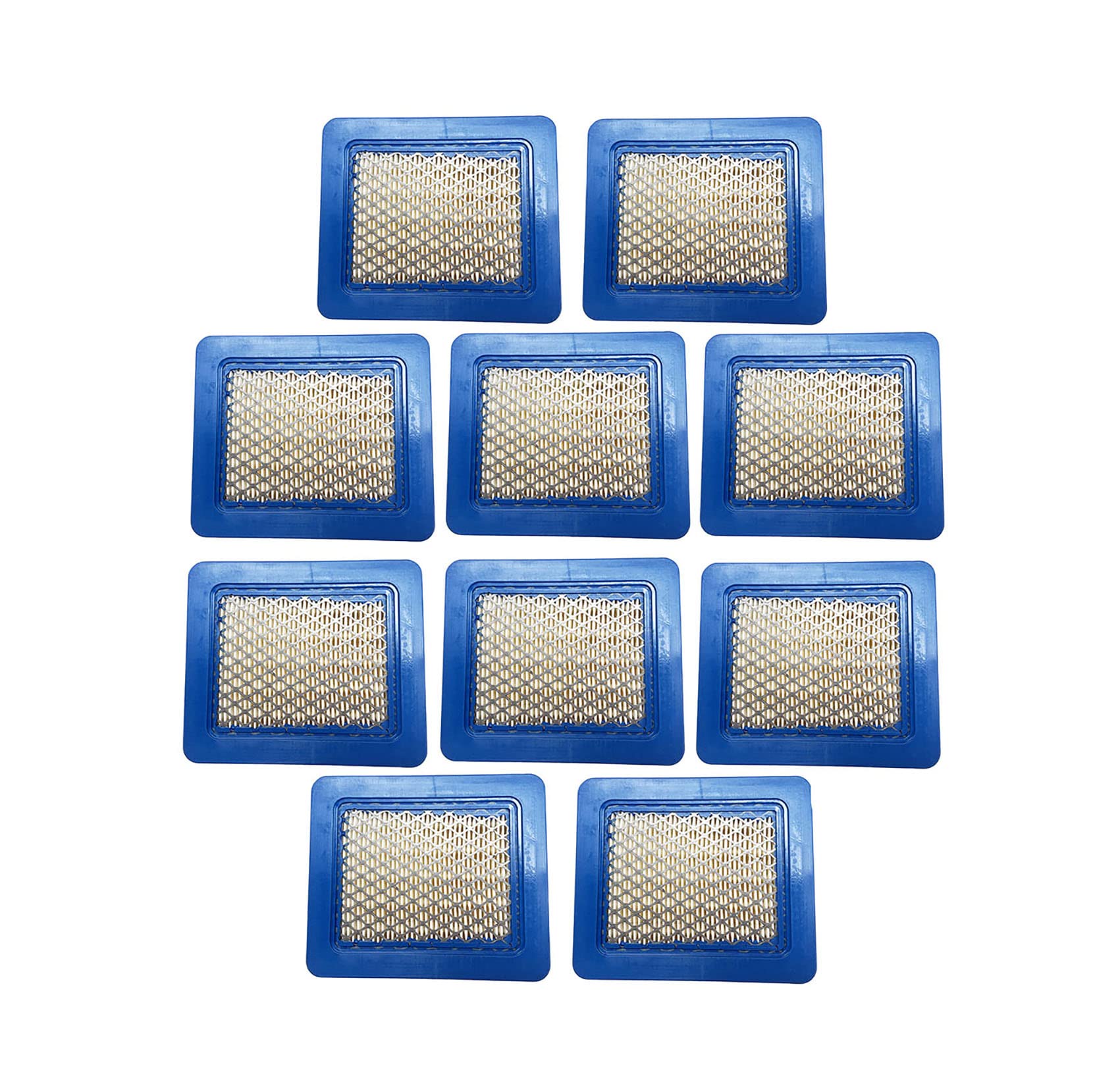 (10 PCS) 491588S 491588 4915885 Lawn Mower Air Filter Fits for 3.5-6.75 HP Engine 625e 675ex 725ex 625-675 Series