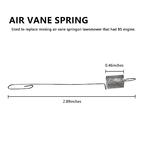 Air Vane Springs Fit for Briggs # 790849 699056& Stratton Engines - Air Vane Choke Springs and Governor Springs Fit for Toro Craftsman Troy Bilt Briggs & Stratton Lawn Mowers (Springs 4PCS)