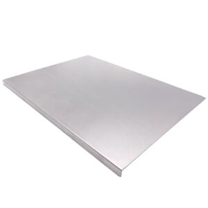 billamb stainless steel cutting boards for the kitchen, suitable for meat, fruits, vegetables, bread, and baking large-sized cutting boards (40 x 30cm/15.7 x 11.8 in)