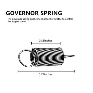 Air Vane Springs Fit for Briggs # 790849 699056& Stratton Engines - Air Vane Choke Springs and Governor Springs Fit for Toro Craftsman Troy Bilt Briggs & Stratton Lawn Mowers (Springs 4PCS)