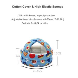 Baby Safety Helmet for Walking Crawling Baby Head Bumper Protection Hat Toddlers Head Protective Cushion Hat Lightweight