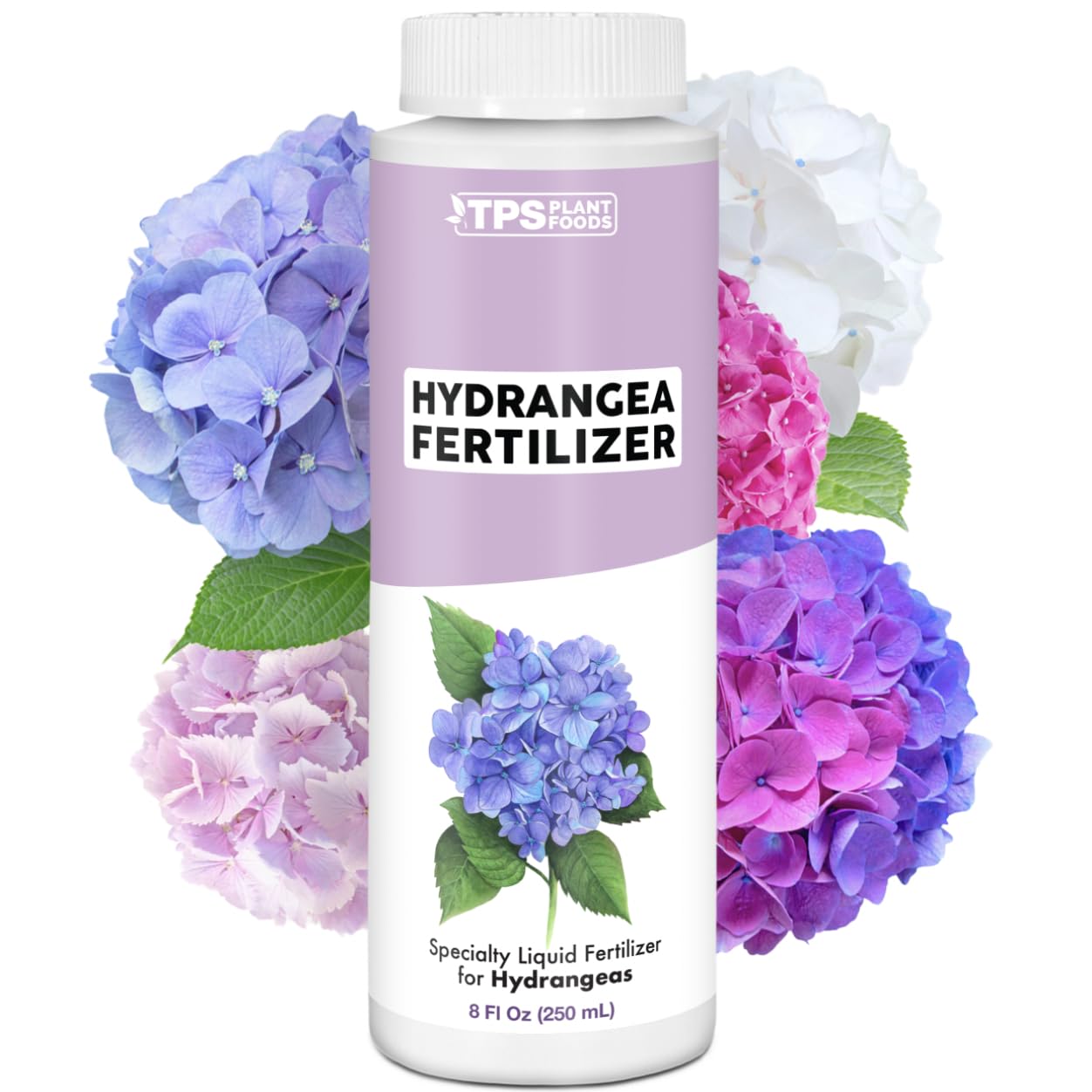 Hydrangea Fertilizer for Acid Loving Plants, Liquid Plant Food 8 oz (250mL)