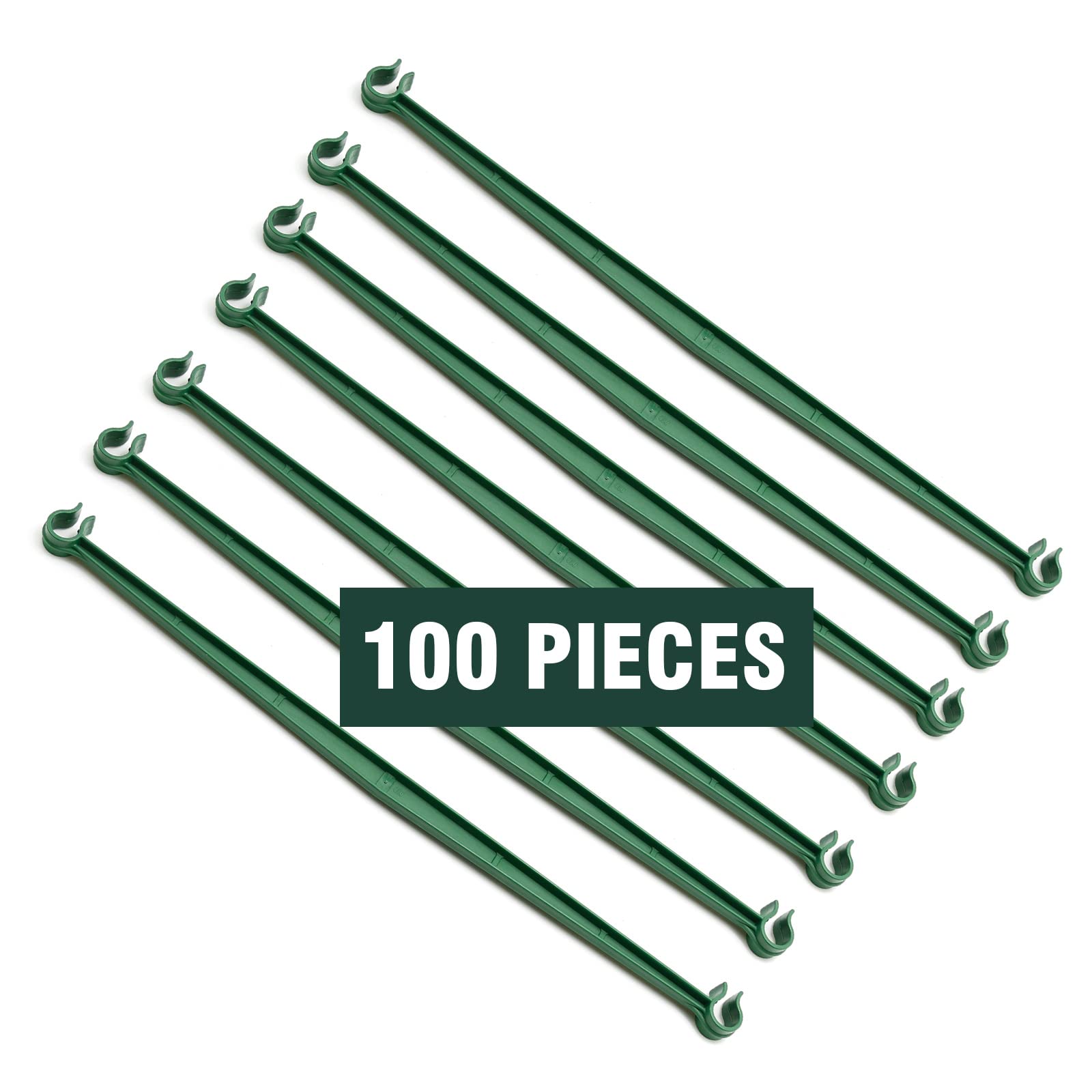 100PCS Stake Arms for Tomato Cage,11.8 Inches Expandable Trellis Connectors for Climbing Plants, Tomatoes Stakes, Vegetables(No Stake, Bayonet Diameter: 11 mm)