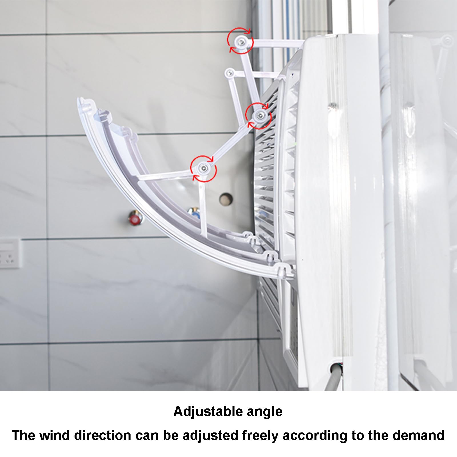 Window Ac Unit Air Deflector, Window Ac Vent Deflector, Air Conditioner Wind Deflector, Could Be Cut Freely, Prevent Direct Blowing