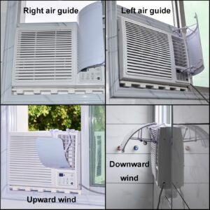 Window Ac Unit Air Deflector, Window Ac Vent Deflector, Air Conditioner Wind Deflector, Could Be Cut Freely, Prevent Direct Blowing