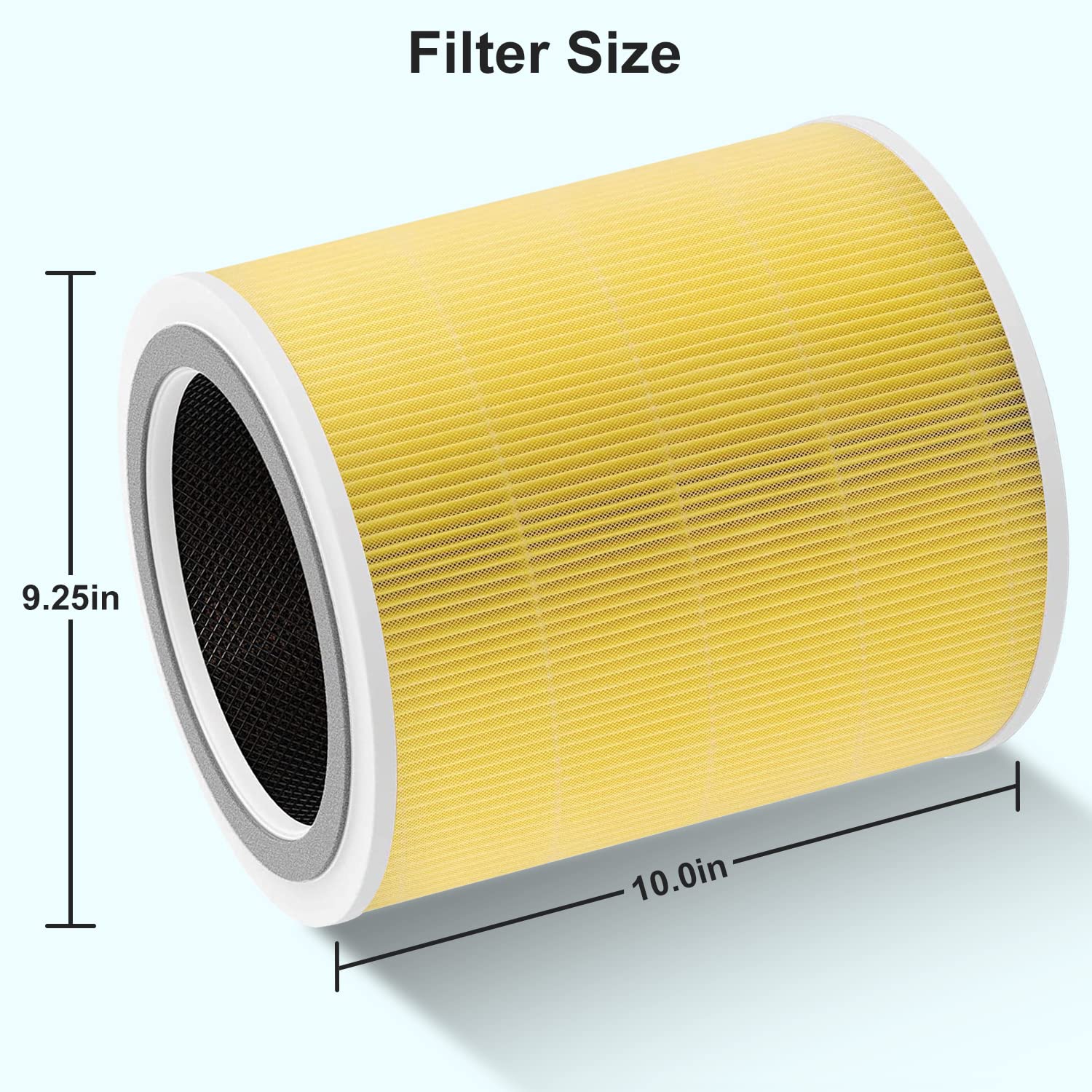 Core 400s Filt-er Replace-ment Compatible With Levoit Core 400s Smart Wifi Air Puri-Fier, Core400s-Rf, High efficiency and Activated Carbon Fil-ter, LRF-C401S-WUS, 2 Pack