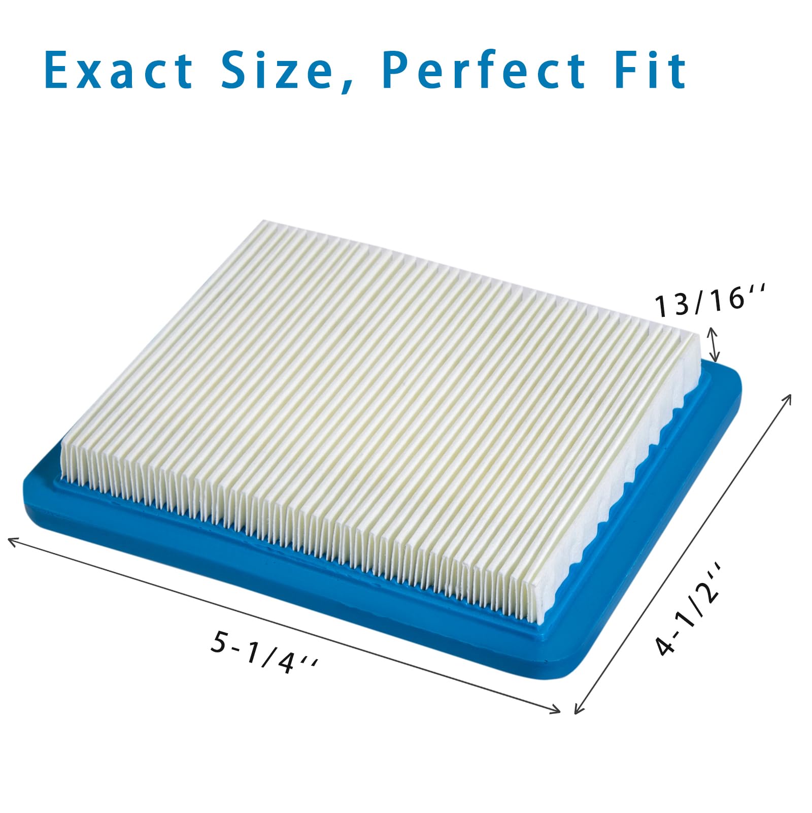 DemJamr 6 Pack 491588S Air Filter Compatible with BS 4101 5043 5043A 5043D 5043H 5043K, Replace for BS 491588 493537 493537S 399959, Toro 20332, Craftsman 33644 Air Cleaner