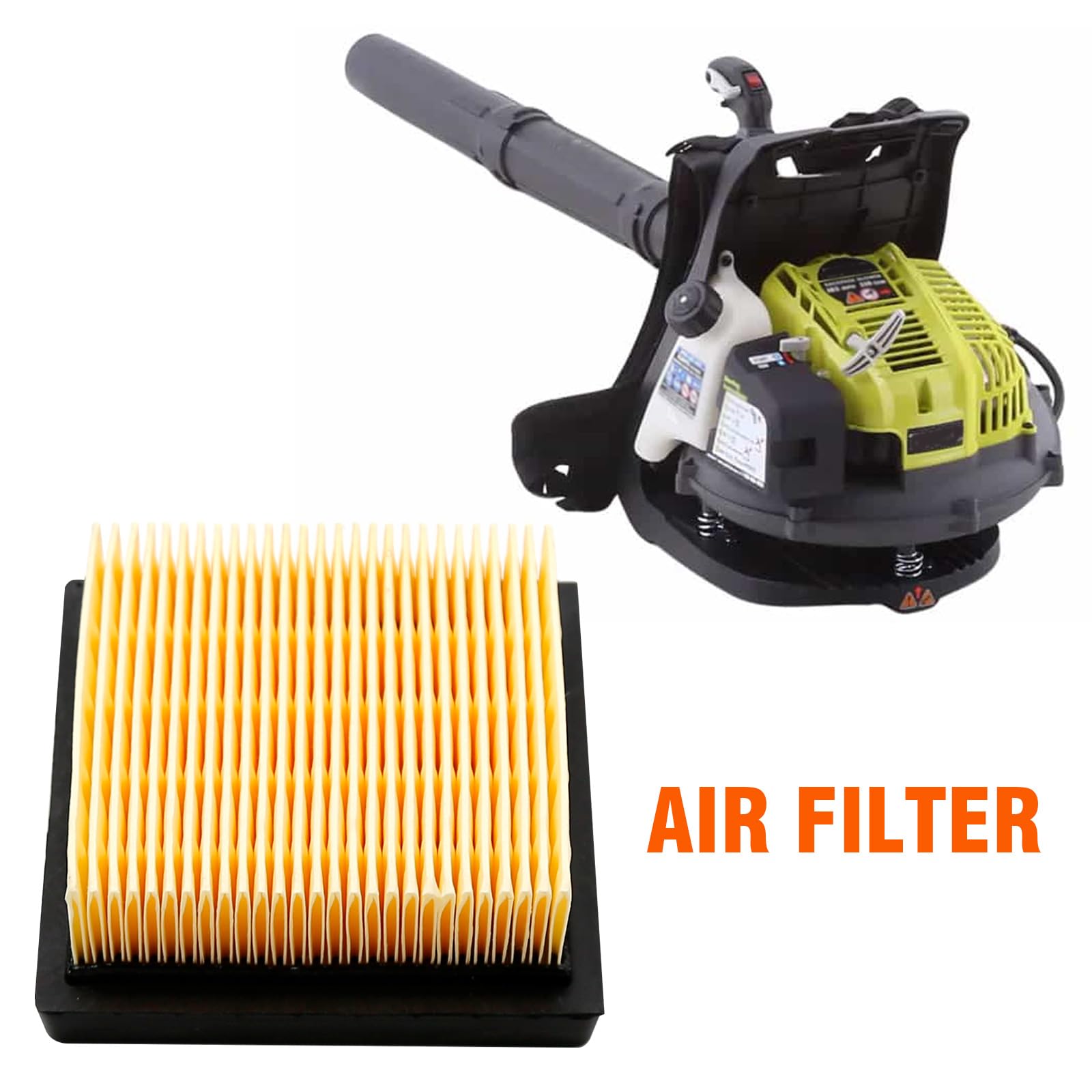 SYOWADA 2PCS 900777005 Air Filter Replacement for Ryobi RY08420 RY08420A RY42BPEMC RY42WB BP42