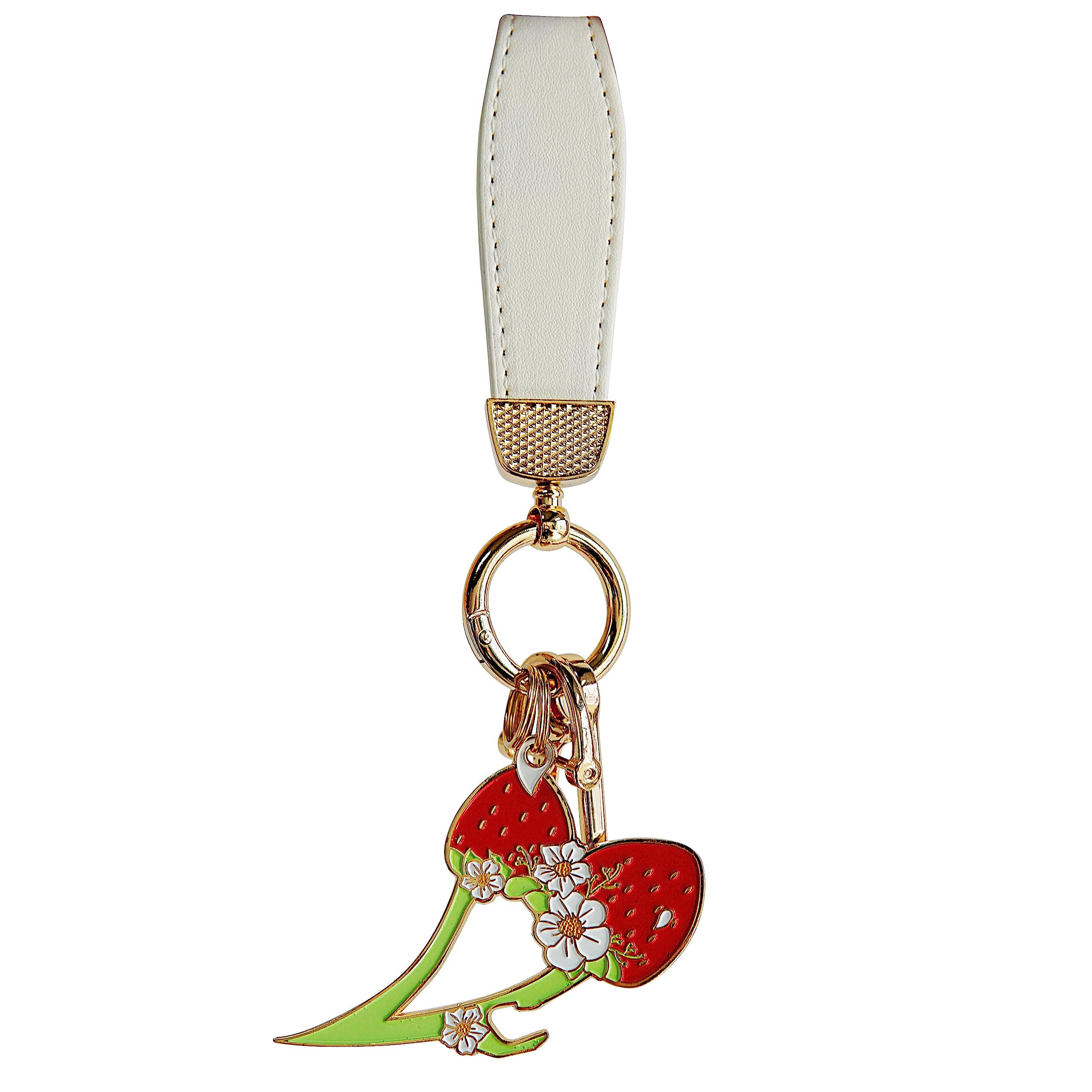 MALTERZER Keychain Safety for Women Self Defense Strawberry Key Chain Accessories Set (Strawberry keychain set 1)