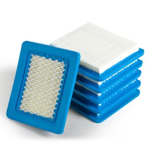 demjamr 6 pack 491588s air filter compatible with bs 4101 5043 5043a 5043d 5043h 5043k, replace for bs 491588 493537 493537s 399959, toro 20332, craftsman 33644 air cleaner