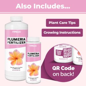 Plumeria Fertilizer for All Frangipani and Tropical Plants, Liquid Plant Food 8 oz (250mL)