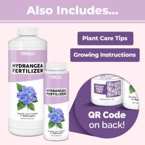 Hydrangea Fertilizer for Acid Loving Plants, Liquid Plant Food 8 oz (250mL)