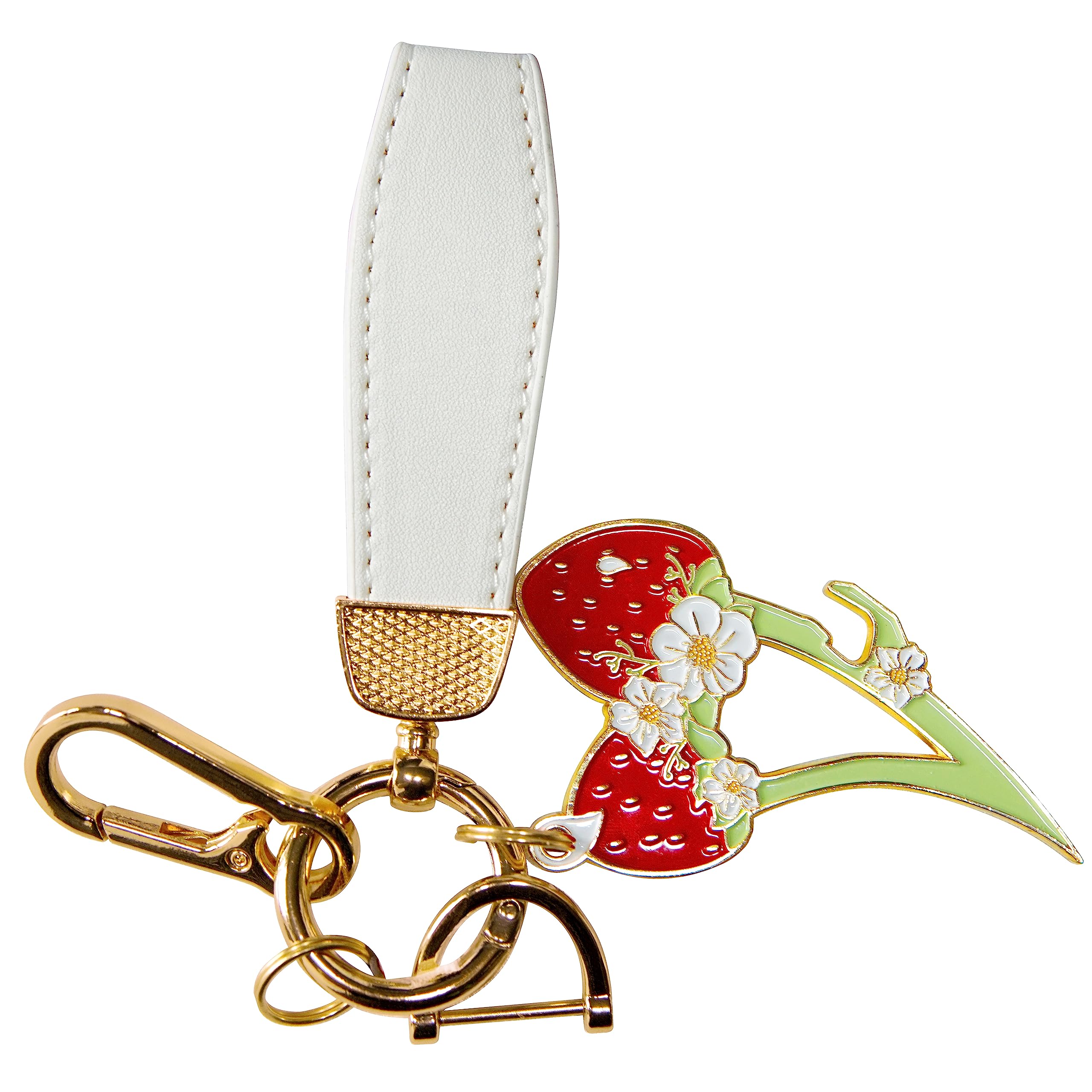 MALTERZER Keychain Safety for Women Self Defense Strawberry Key Chain Accessories Set (Strawberry keychain set 1)