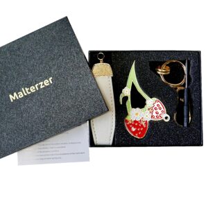 MALTERZER Keychain Safety for Women Self Defense Strawberry Key Chain Accessories Set (Strawberry keychain set 1)