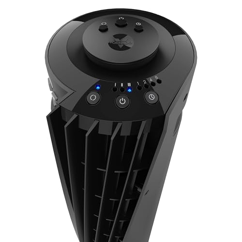 Vornado OSC73 37" Whole Room Air Circulator Tower Fan with Remote Control, Black