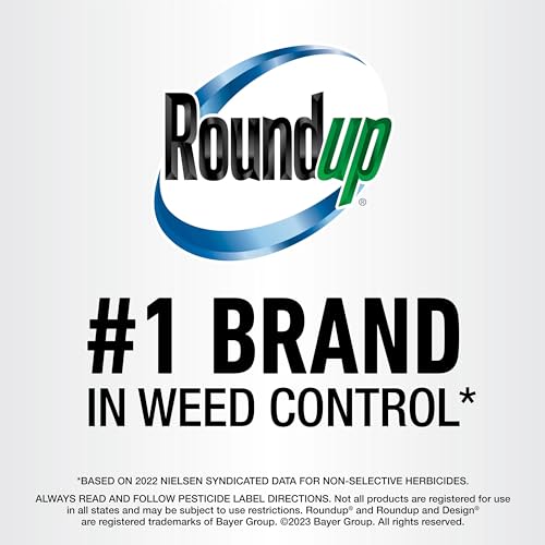 Roundup Weed & Grass Killer₄ with Pump 'N Go 2 Sprayer, Use In and Around Flower Beds, Trees & More, 1.33 gal.