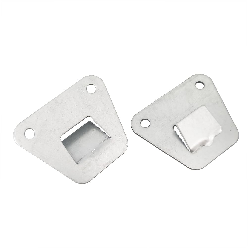 Alamic Wall Fan Mounting Bracket Wall Mount Fan Brackets Holders for Oscillation Fans Concealed Bracket Support Hook for Wall-Mount Fan - 2 Pack