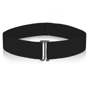 tiesome elastic stretch belt for women invisible waist belt(black)