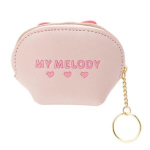 Kawaii Coin Purse Keychain,Cute Wallets for Teen Girls，Cartoon Wallet for Backpack Decoration (Melo)