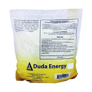 Duda Energy 10 lb Yellow Sulfur Powder Fertilizer, Commercial Grade, Elemental