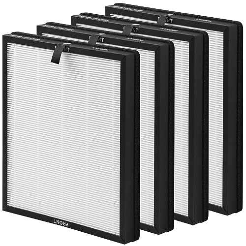 XBWW HY4866 H13 True HEPA Replacement Filters Compatible with Morento HY4866 and YIOU M1 Air Cleaner Purifier, 4 Packs