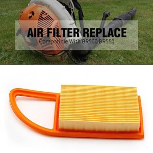 2pcs BR600 Air Filter Replacement for BR550 BR500 Backpack Blower Repl.# 4282 141 0300, 4282 141 0300B