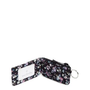 Vera Bradley Women's Cotton Deluxe Zip Id Case Wallet With Rfid Protection, Botanical Ditsy, One Size