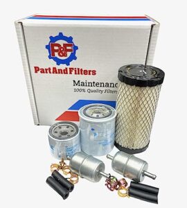 p&f filter kit for kubota zd18 zd21 mantenance kit turn mower