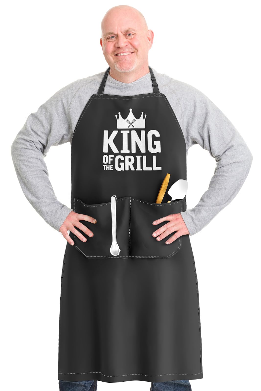 Gifts for Men, Funny Gifts for Dad - Fathers Day, Birthday, Christmas, Valentines Day, Grilling Gifts for Men, Husband, Boyfriend, Brother - Cooking BBQ Grilling Aprons Gifts for Men Him, Chef Gifts