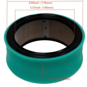 NIEHYICY 47 083 03 Air Filter with 24 083 02 Pre Filter Replace for Kohler 4708303 4788303 4508303 47 883 03 John Deere M47494