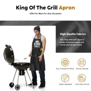 Gifts for Men, Funny Gifts for Dad - Fathers Day, Birthday, Christmas, Valentines Day, Grilling Gifts for Men, Husband, Boyfriend, Brother - Cooking BBQ Grilling Aprons Gifts for Men Him, Chef Gifts