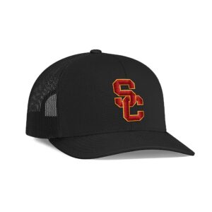 pacific headwear standard ncaa men's collegiate trucker snapback – stylish cap for college sports fans, adjustable fit, multi