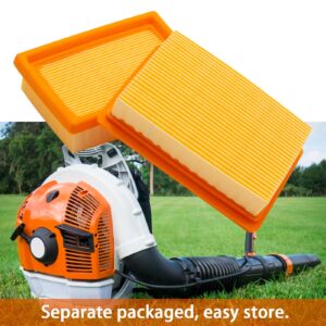 2pcs BR380 BR340 Air Filter Replacement for Stihl BR420 BR420C BR320L BR340L SR340 SR380 SR400 SR420 Backpack Blower Repl.#4203 141 0301