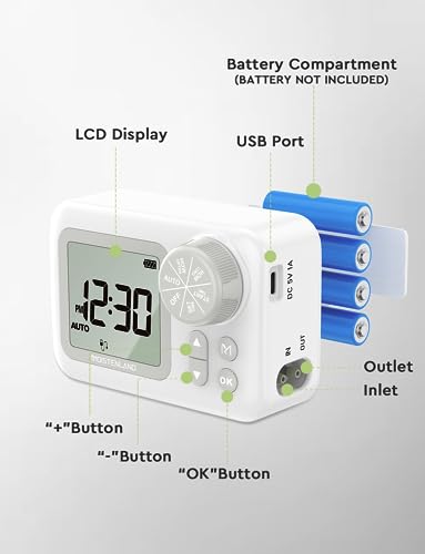 Automatic Drip Irrigation Kit, 15 Potted Indoor Houseplants Support, Indoor Automatic Watering System for Plants, with Digital Programmable Water Timer