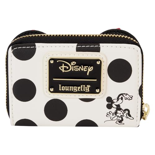 LOUNGEFLY Disney Minnie Rocks The DOTS Accordion Wallet