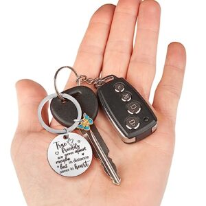 Ouligay 5Pcs Friend Keychain Friendship Keychain Friendship Gifts for Women Female Bestie Bff Best Friends Birthday Gifts Long Distance Friendship Gift Friends Are Never Apart Keychain