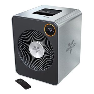 vornado vmhi600 whole room metal space heater, digital thermostat, remote control, 1500 watts, stainless steel