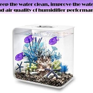 FITORCH 10PCS Universal Humidifier Tank Cleaner, Warm & Cool Mist Humidifiers, Fish Tank，Compatible with Drop, Droplet, Adorable, 1.75" x2.55" (Purple)