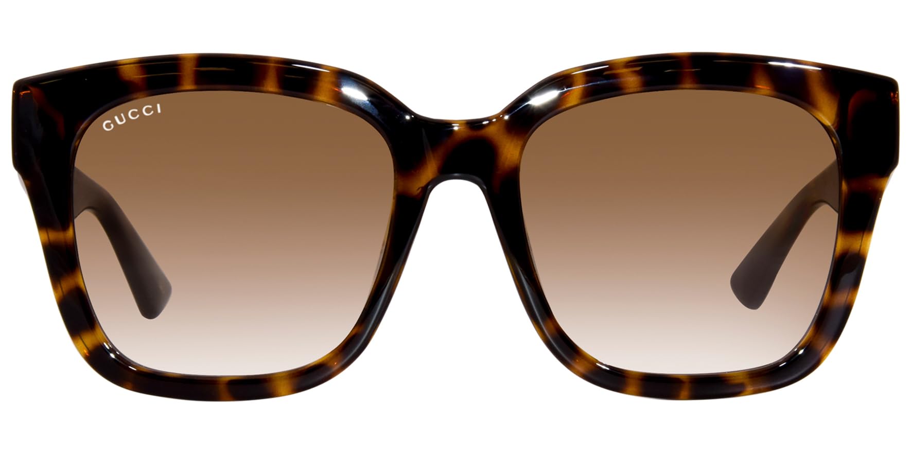 Gucci GG1338SK 002 Havana/Brown Gradient Square 54mm Women's Sunglasses