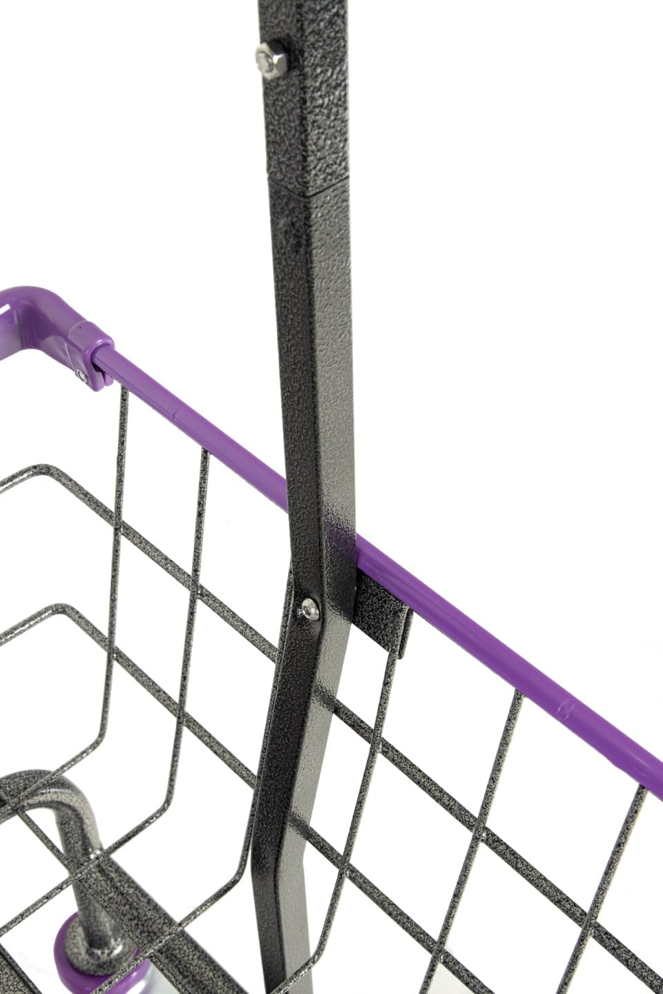 CHAMIN 1.5BU Chrome Coated CART for House and Commercial (Lavender Color) (Powder Coating, 1.5 Bushel)