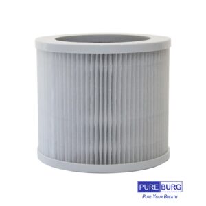 PUREBURG Replacement HEPA Filter Compatible with VEWIOR A1 HQSC-50 HQKJ-80,AMEIFU AP01W, KOIOS HQKJ-50, Tailulu HQZZ-60 PUR0003 Air Purifiers, 2-Pack H13