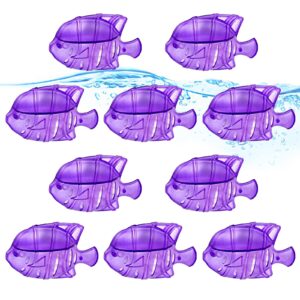 fitorch 10pcs universal humidifier tank cleaner, warm & cool mist humidifiers, fish tank，compatible with drop, droplet, adorable, 1.75" x2.55" (purple)