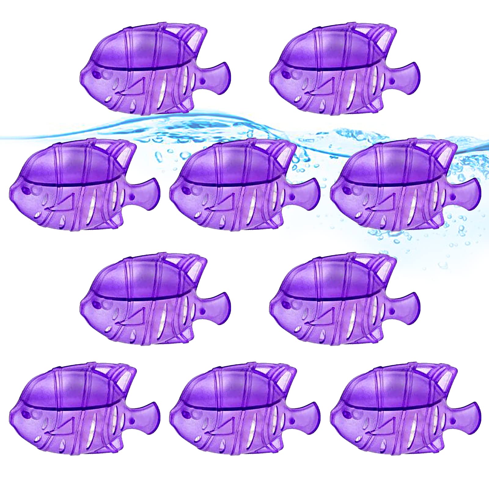 FITORCH 10PCS Universal Humidifier Tank Cleaner, Warm & Cool Mist Humidifiers, Fish Tank，Compatible with Drop, Droplet, Adorable, 1.75" x2.55" (Purple)