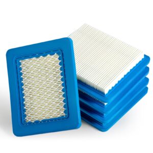 DemJamr 5 Pack 491588S Air Filter Replace for BS 491588 399959 4942245 4915885,Toro 20332, Craftsman 3364 Air Cleaner, Compatible with BS 4101 5043 5043A 5043D 5043H 5043K Engines