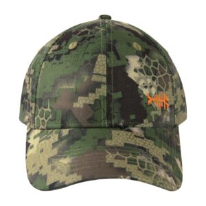 BASSDASH Desolve Camo Fishing Hunting Hat Unisex Adjustable Baseball Cap