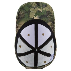 BASSDASH Desolve Camo Fishing Hunting Hat Unisex Adjustable Baseball Cap