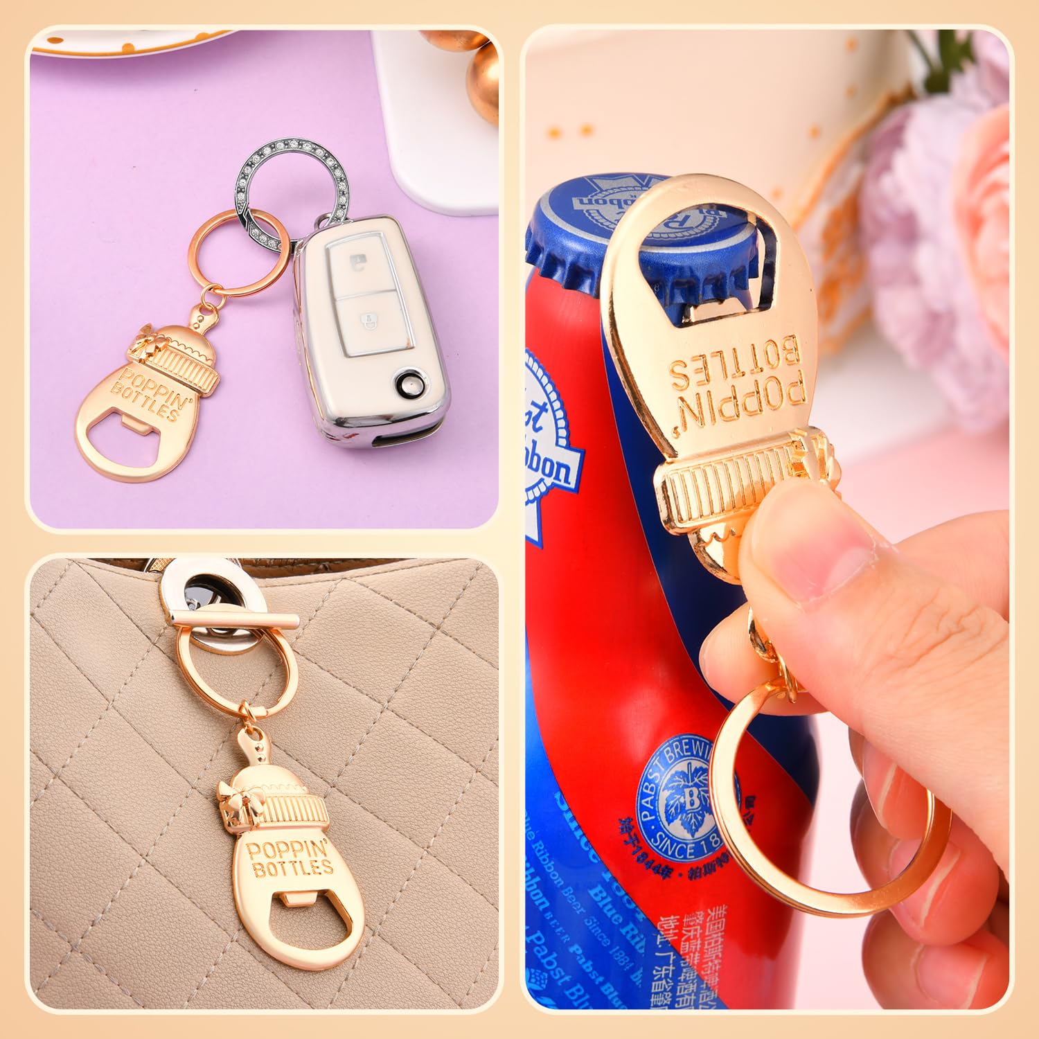 50 Baby Bottle Opener Baby Shower Gifts for Returning Guests Wedding Party Souvenirs Children's Birthday Party Gifts