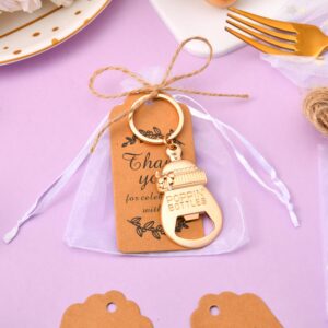 50 Baby Bottle Opener Baby Shower Gifts for Returning Guests Wedding Party Souvenirs Children's Birthday Party Gifts