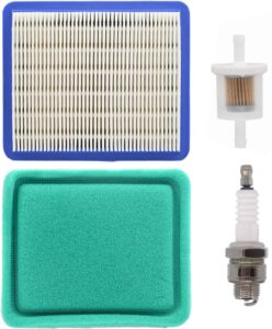 syskant 491588s 491588 399959 air filter for b&s 625e 675ex 725ex troy-bilt tb110 tb230 tb210 3.5-6.75 gross hp push lawn mower pre filter fuel filter spark plug